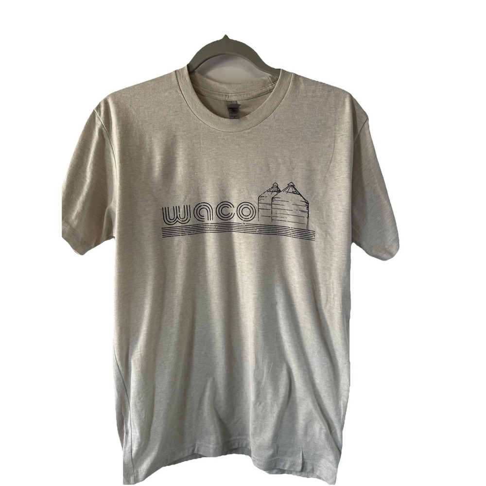 Waco Texas Beige  T Shirt, Small ( May Have‎ Imperfection, See Photo)